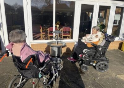 Herons Park Nursing Home Residents Participate in RSPB Big Garden Birdwatch